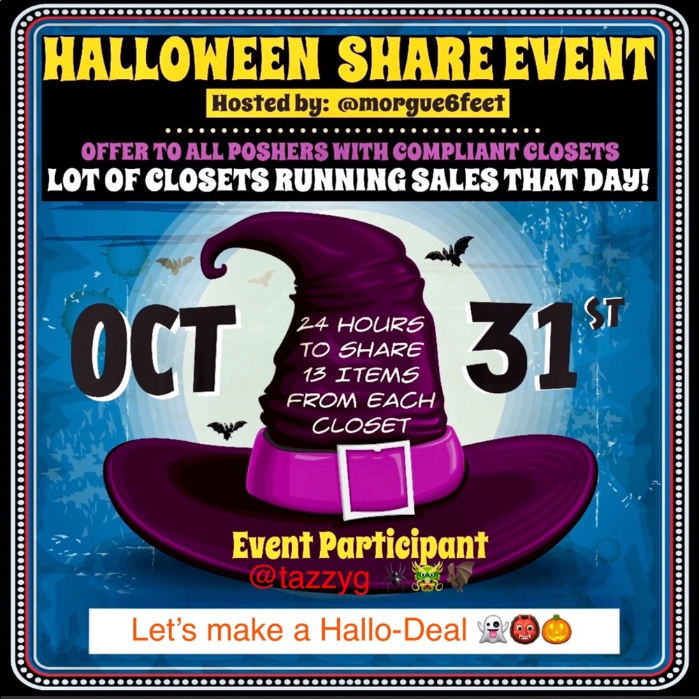 HALLOWEEN 👻 SHARE EVENT - BOGO FREE SALE @TAZZYG